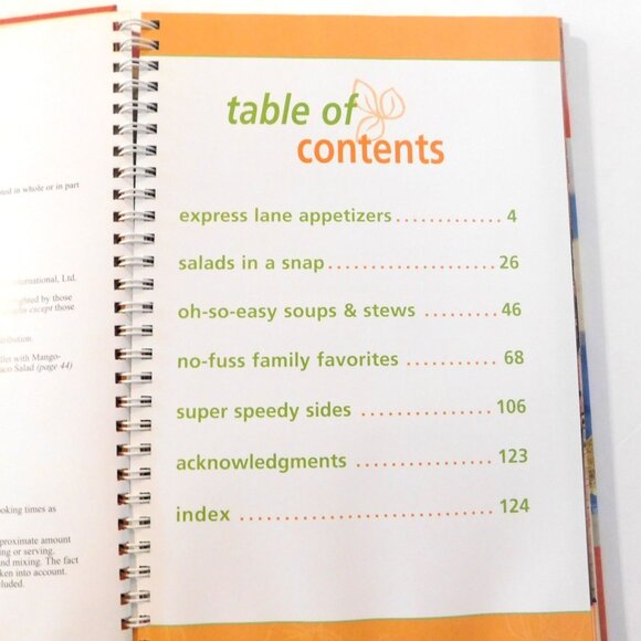 Favorite Brand Name Fix It Quick with a Mix Cookbook 2007 Hardcover Spiral - Picture 4 of 8